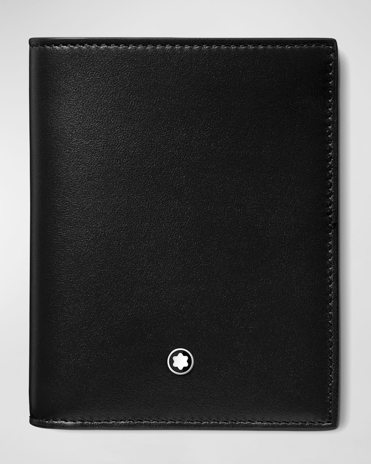 Men & apos;s Meisterstück Leather Compact Bifold Wallet