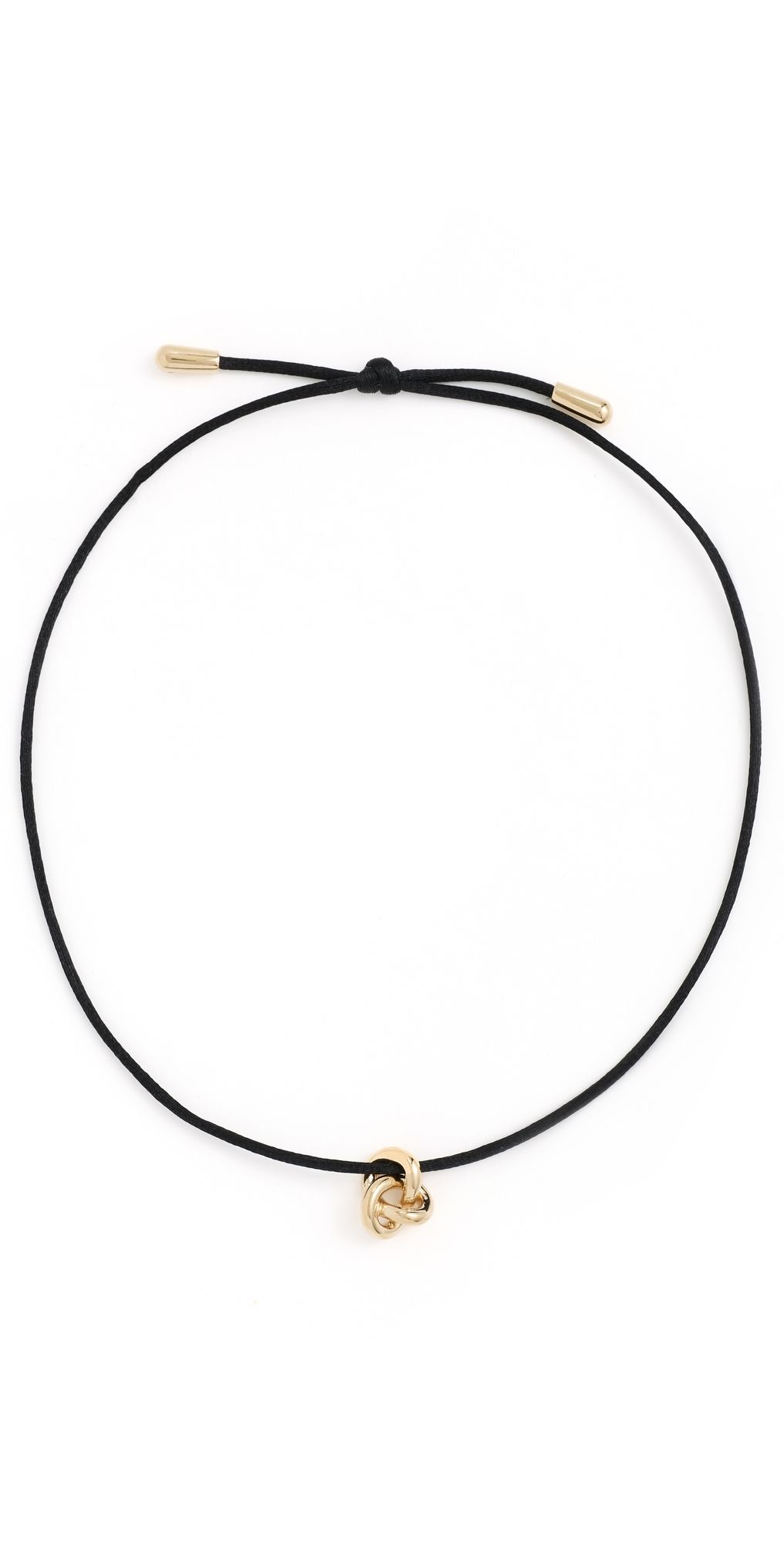 Otiumberg Cord Knot Necklace Gold One Size