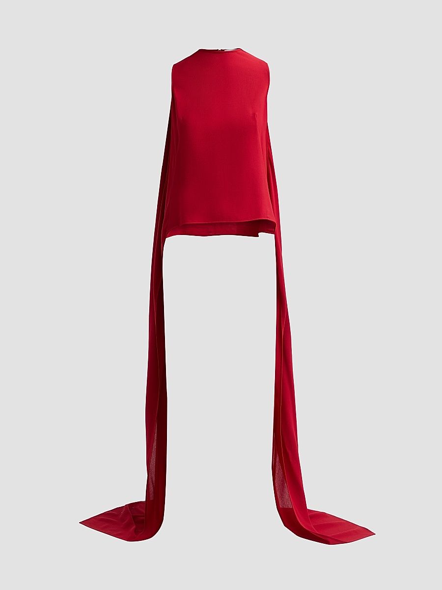 Women's Opera Wool Blouse - Ruby - Size 4