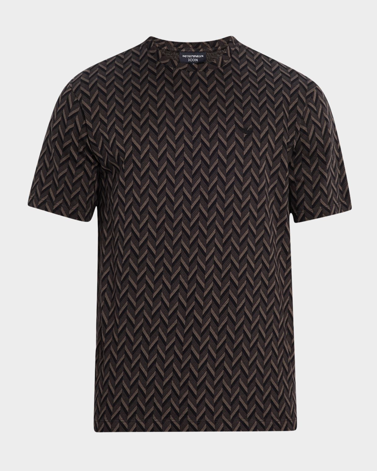 Men & apos;s Cotton Chevron Crewneck T-Shirt