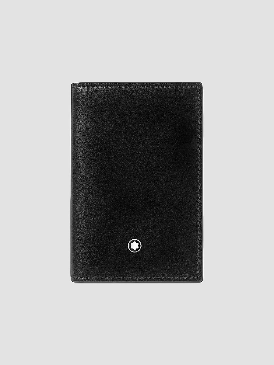 Montblanc Men's Meisterstück Leather Card Holder - Black