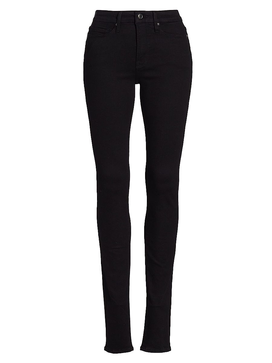 Women's Good Legs Stretch Skinny Crop Jeans - Black - Size 22