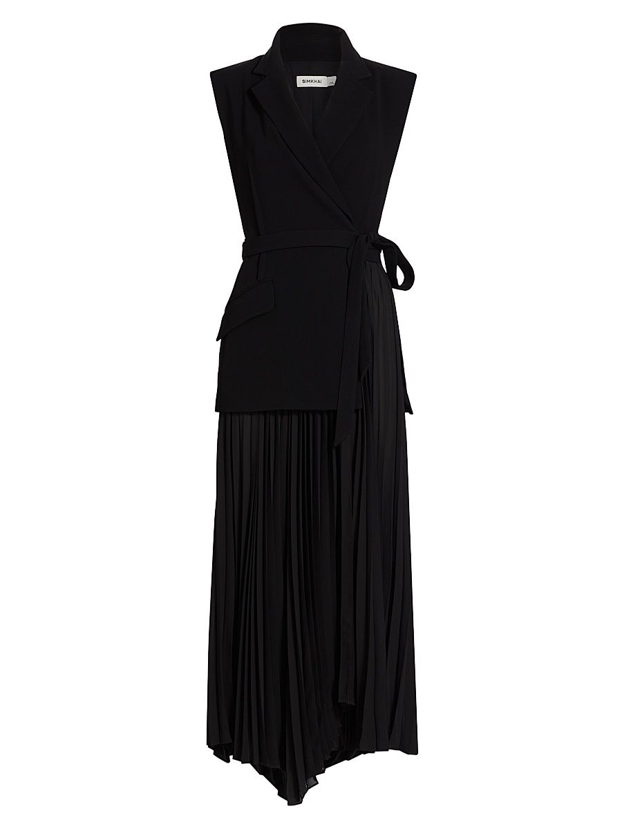 Women's Helena Combo Blazer Dress - Black - Size 2