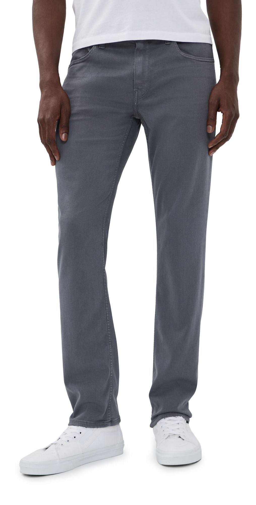 PAIGE Federal Transcend Slim Straight Jeans Vintage Onyx Blue 30