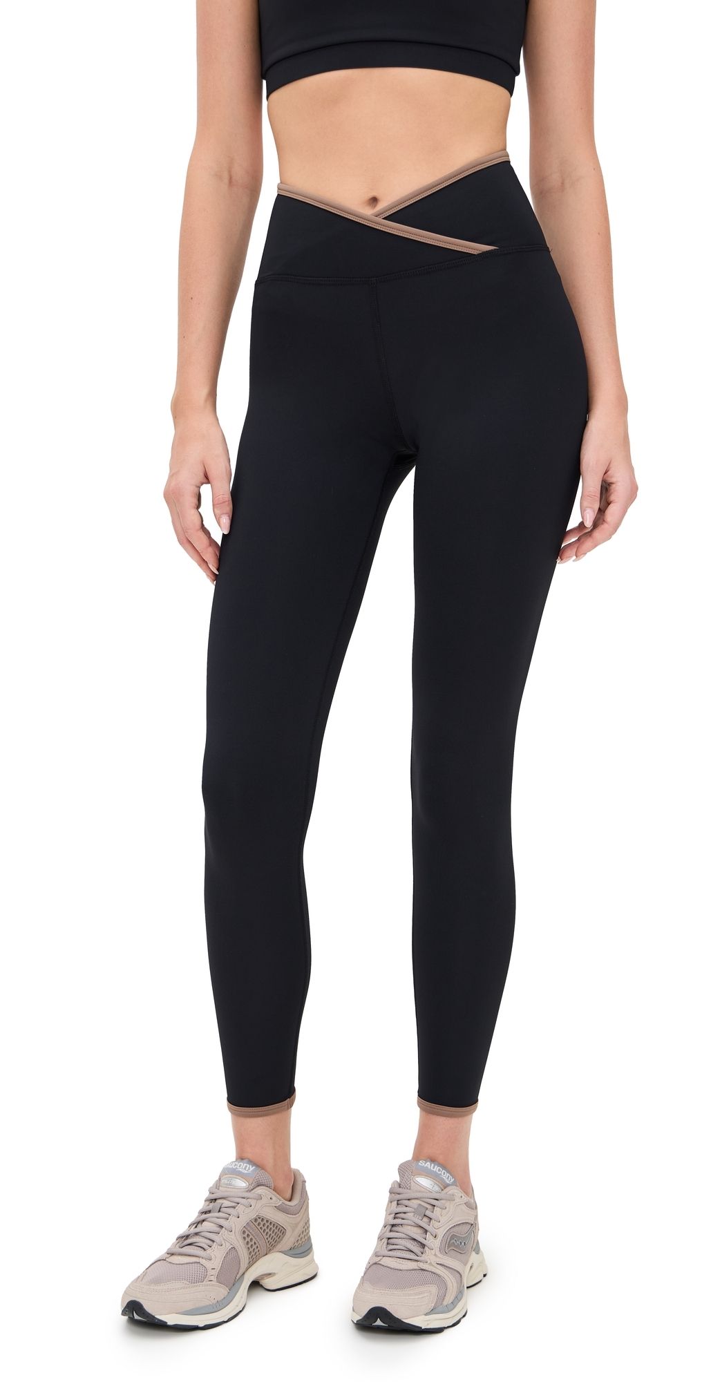 Strut This The Rae Ankle Leggings Black/Malt XL
