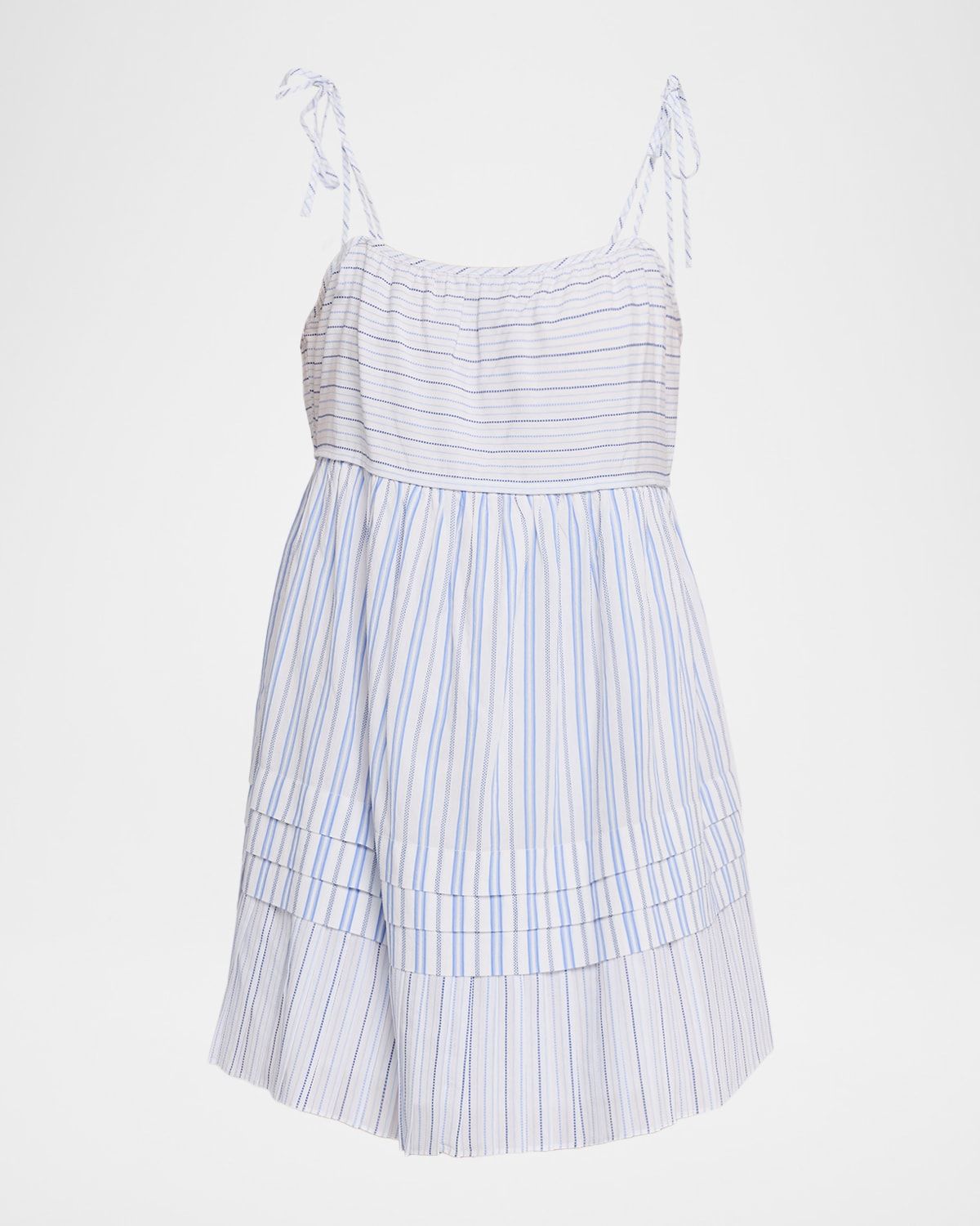 Lacie Tie-Shoulder Mini Dress