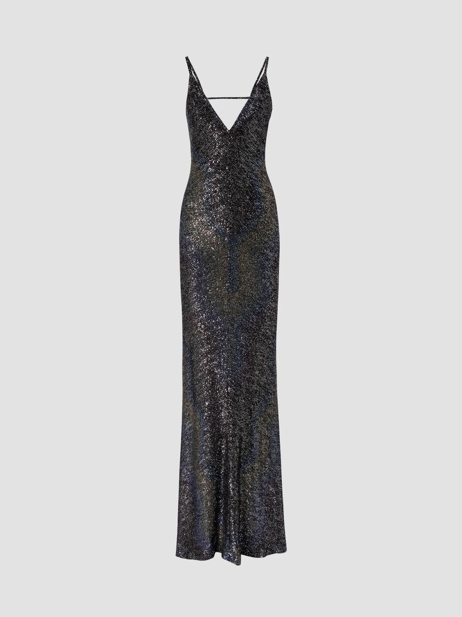 Missoni Women's Sequined V-Neck Mermaid Gown - Multicolor - Size 0