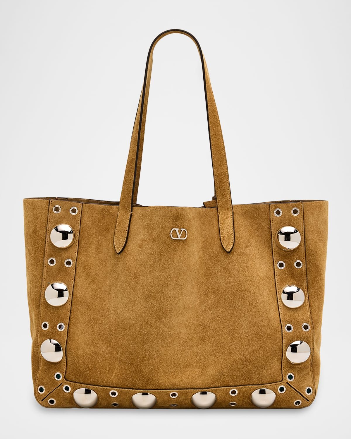 Nellcote Large Studded Suede Tote Bag
