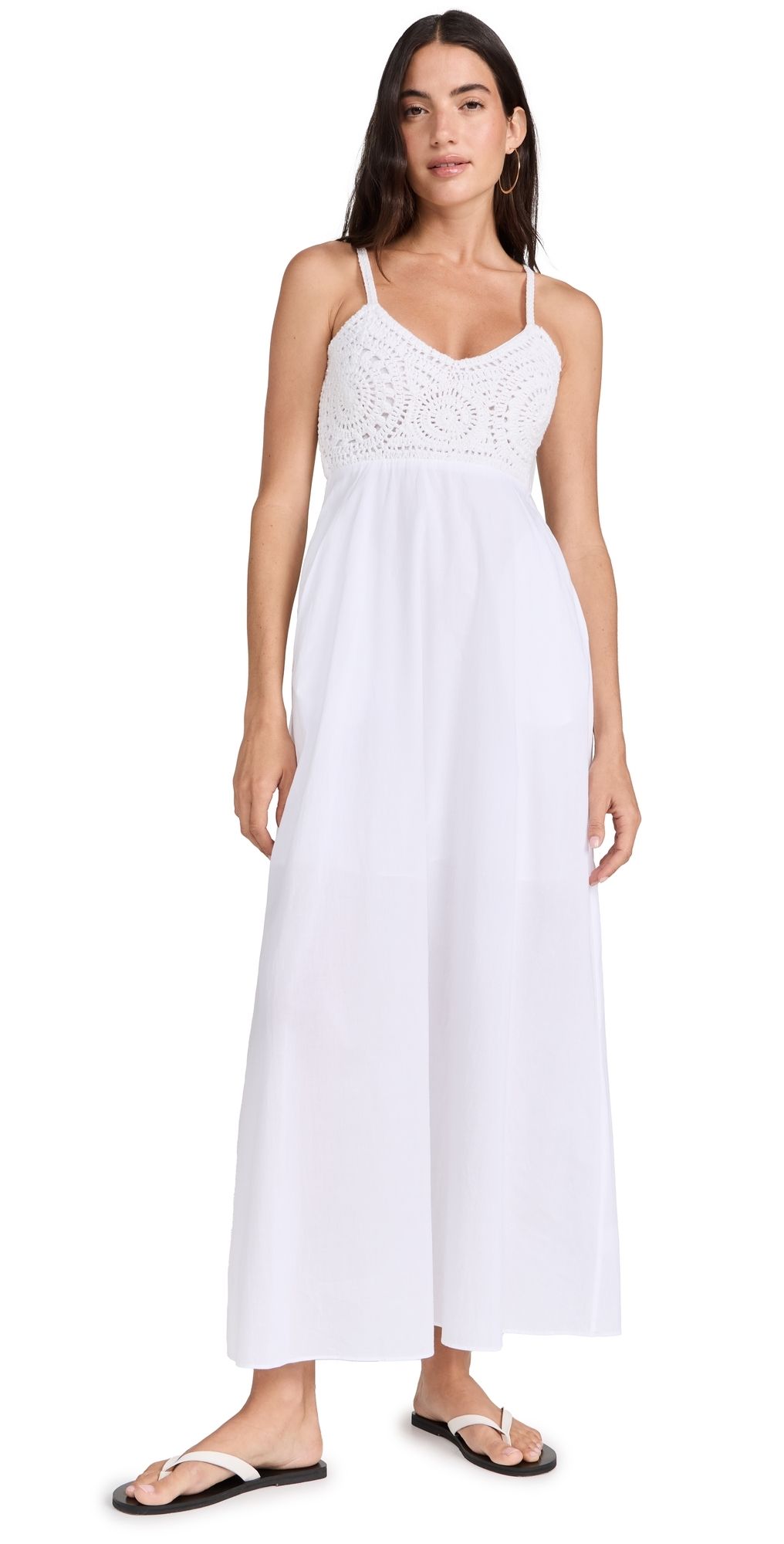 Playa Lucila Maxi Dress White S