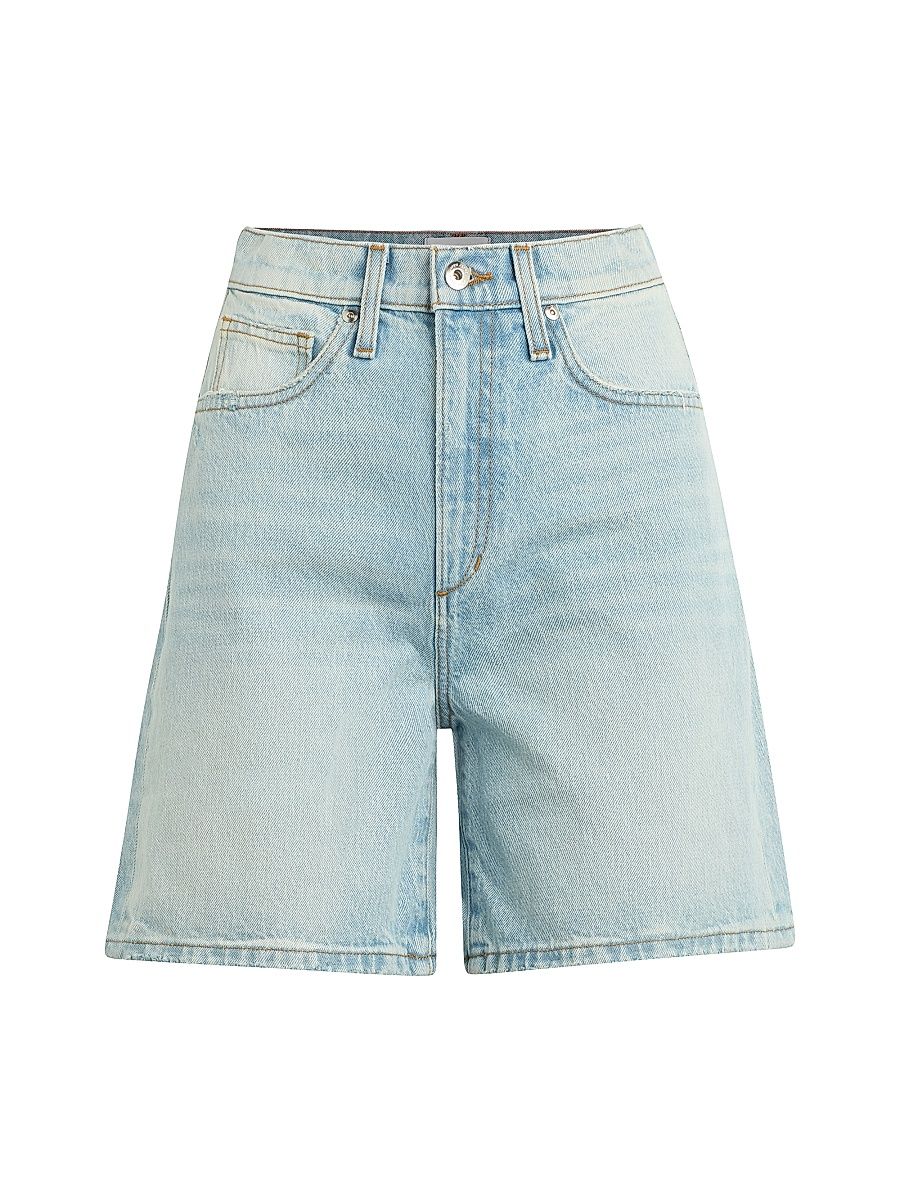 Women's The Harlowe Cotton Denim Shorts - Dreamer - Size 25