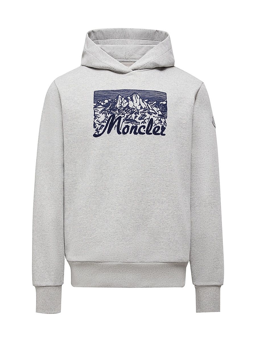 Men's Hoodie in Cotton - Gray - Size XL