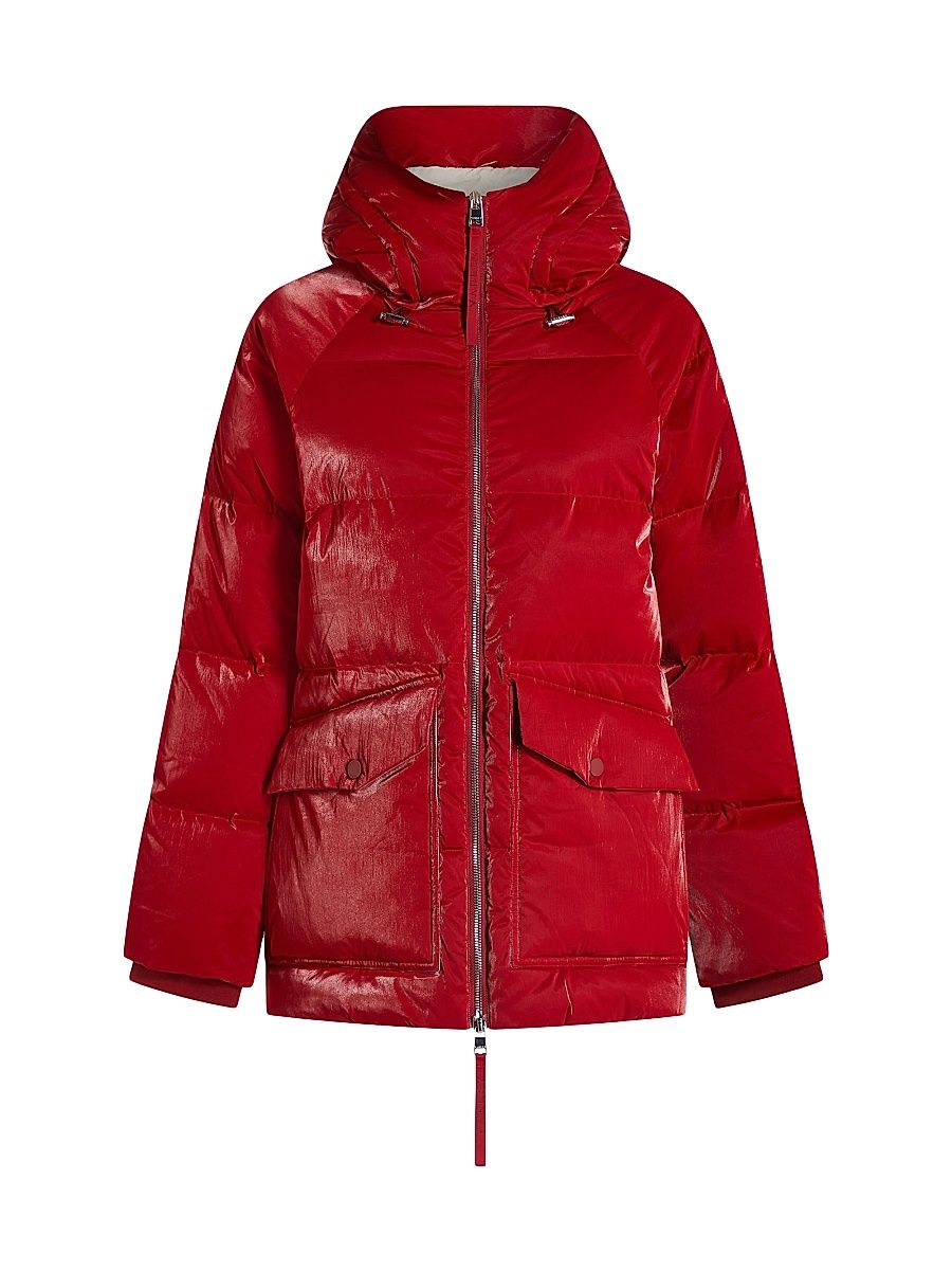 Women's Fullerton Down Puffer Jacket - Red Dahlia - Size XS