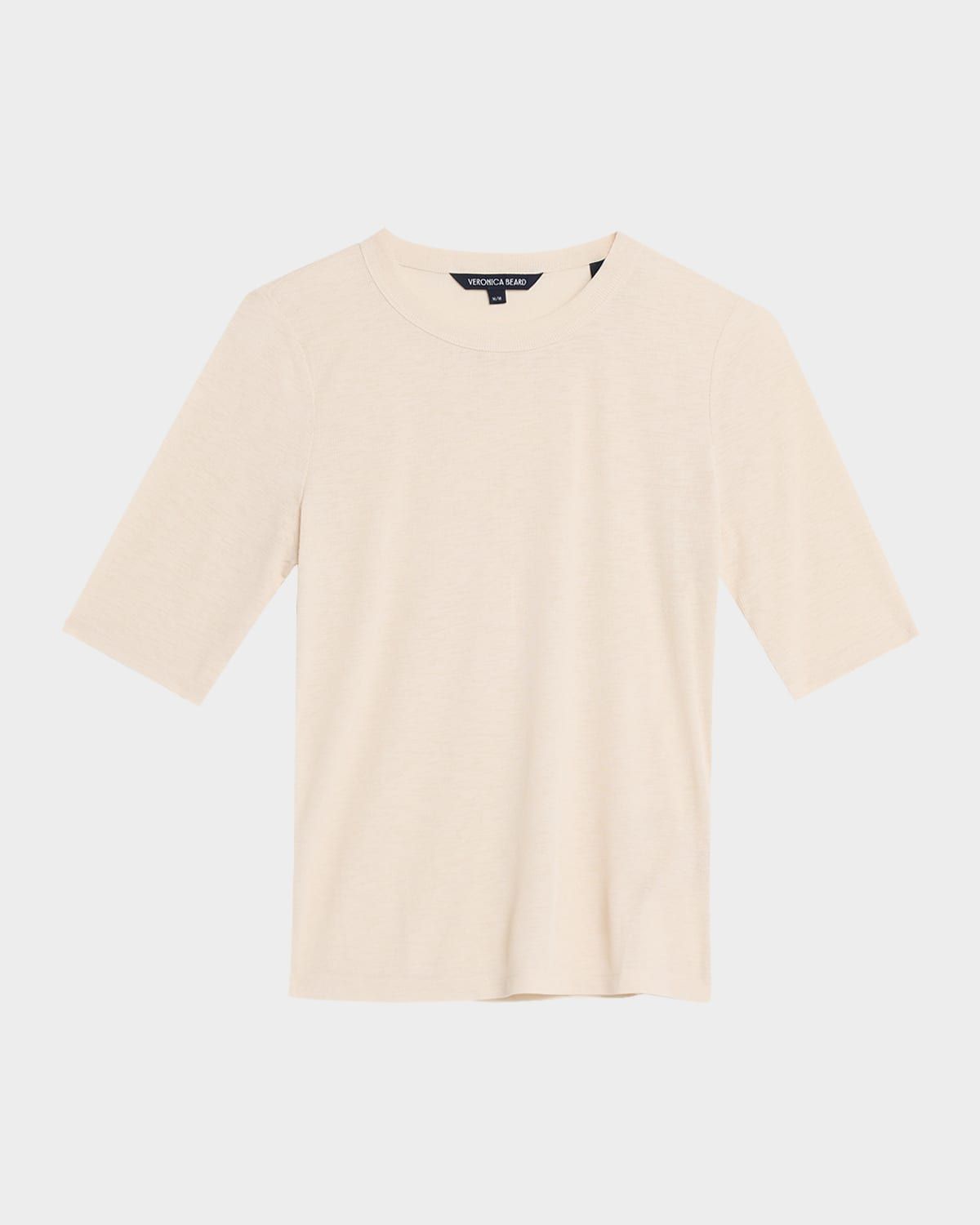 Auclair Knit Elbow-Sleeve Tee