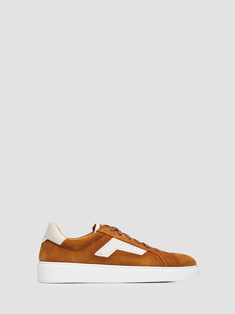Men's Phoenix Suede & Leather Low-Top Sneakers - Segale - Size 7