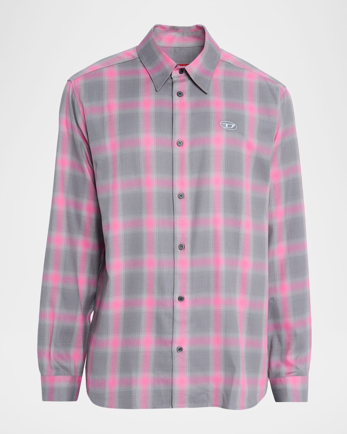 Men & apos;s S-Simply-Check-HGBT Button-Down Shirt