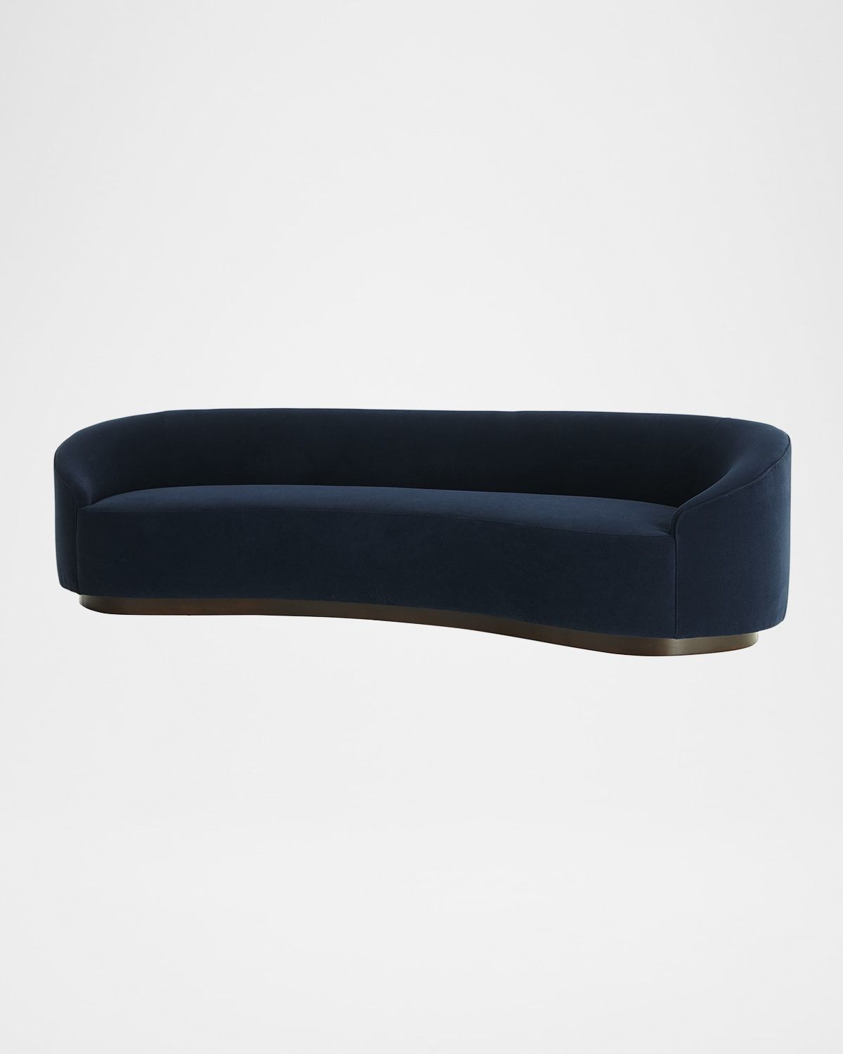 Turner Velvet Sofa, 108"