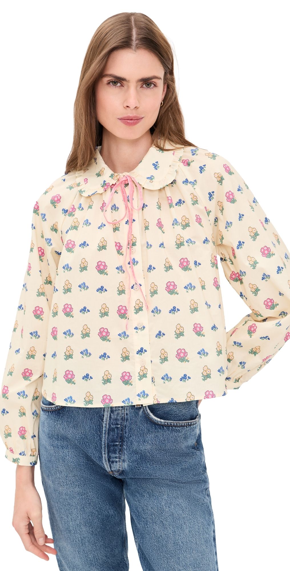 Lisa Says Gah Wimbledon Top Ivory Garden XS