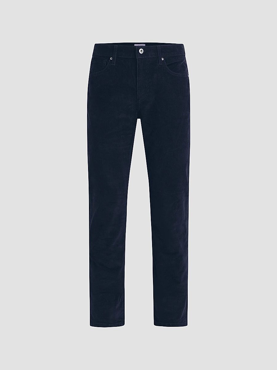 Men's The Brixton Corduroy Straight-Leg Pants - Peacoat - Size 29