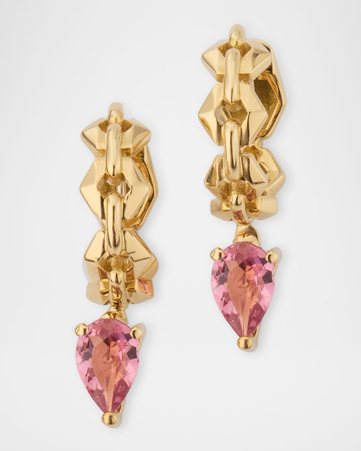 18K Yellow Gold Bond Mini Hoop Earrings