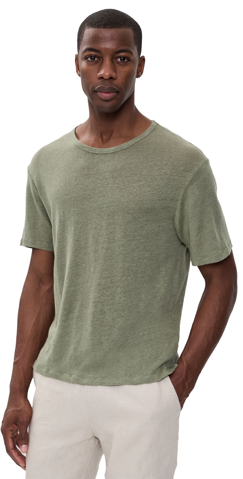 Alex Crane Linen Sun Tee Jade XXL