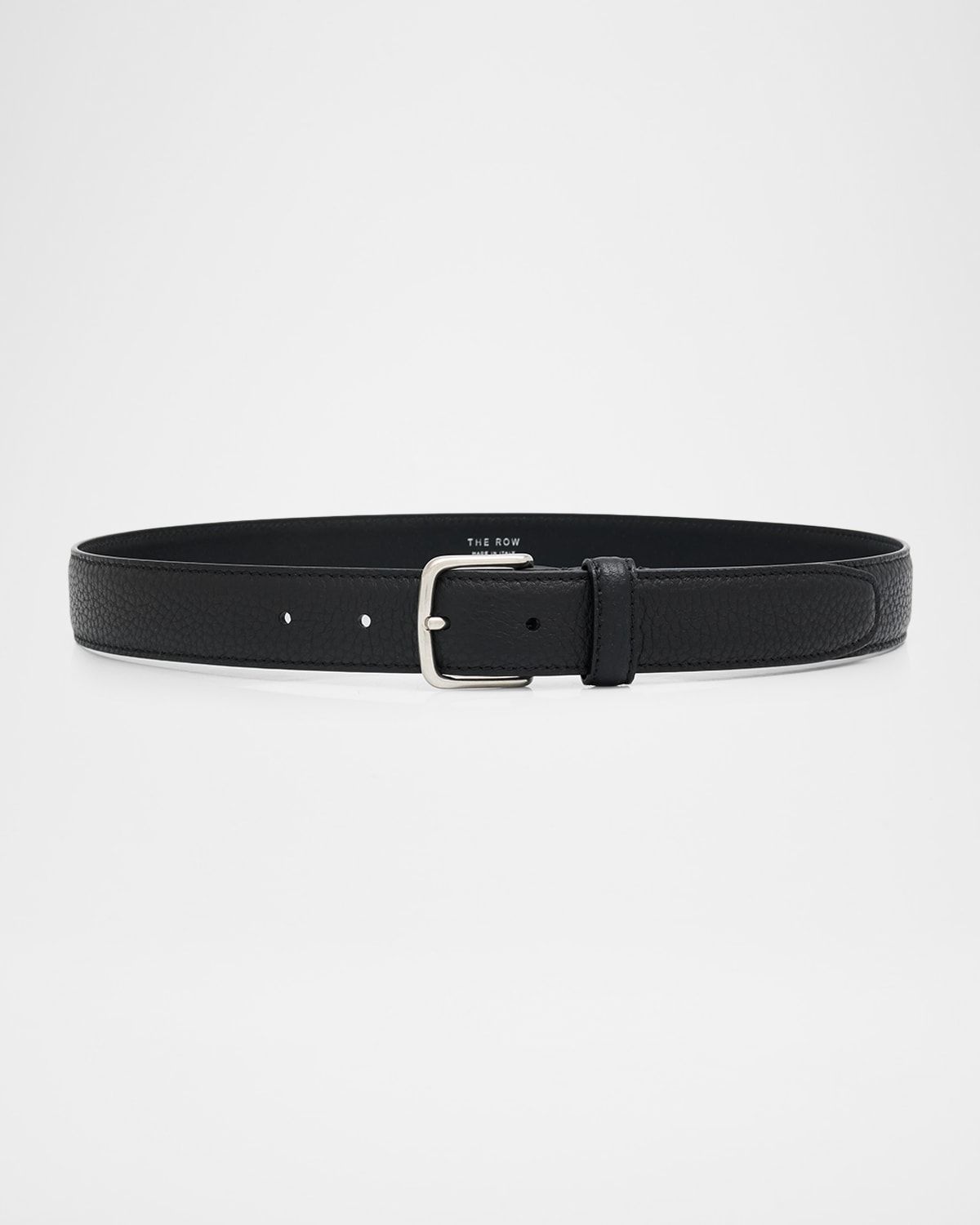 Classic Pebbled Leather Belt