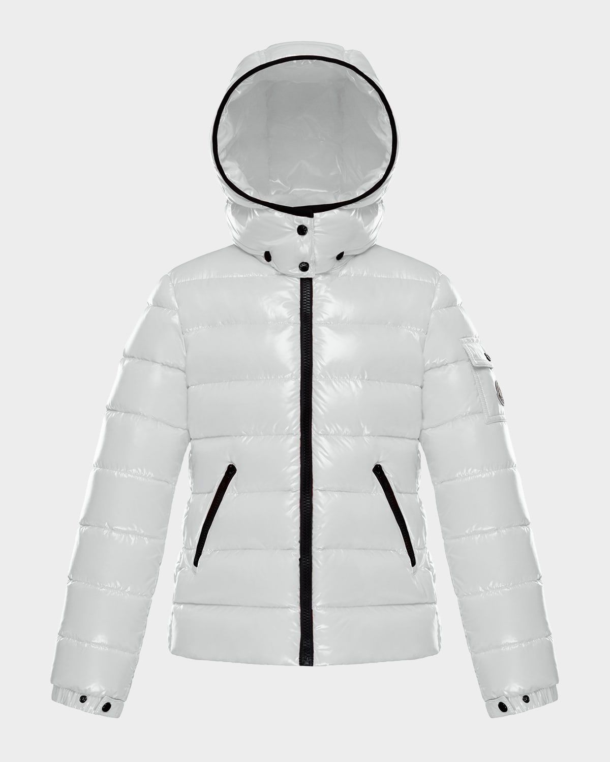 Girl & apos;s Bady Quilted Logo Jacket, Size 8-14