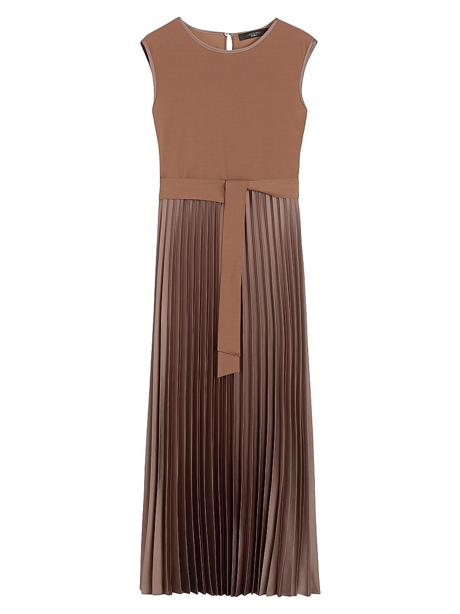 Women's Sleeveless Jersey Dress - Brown - Size XL