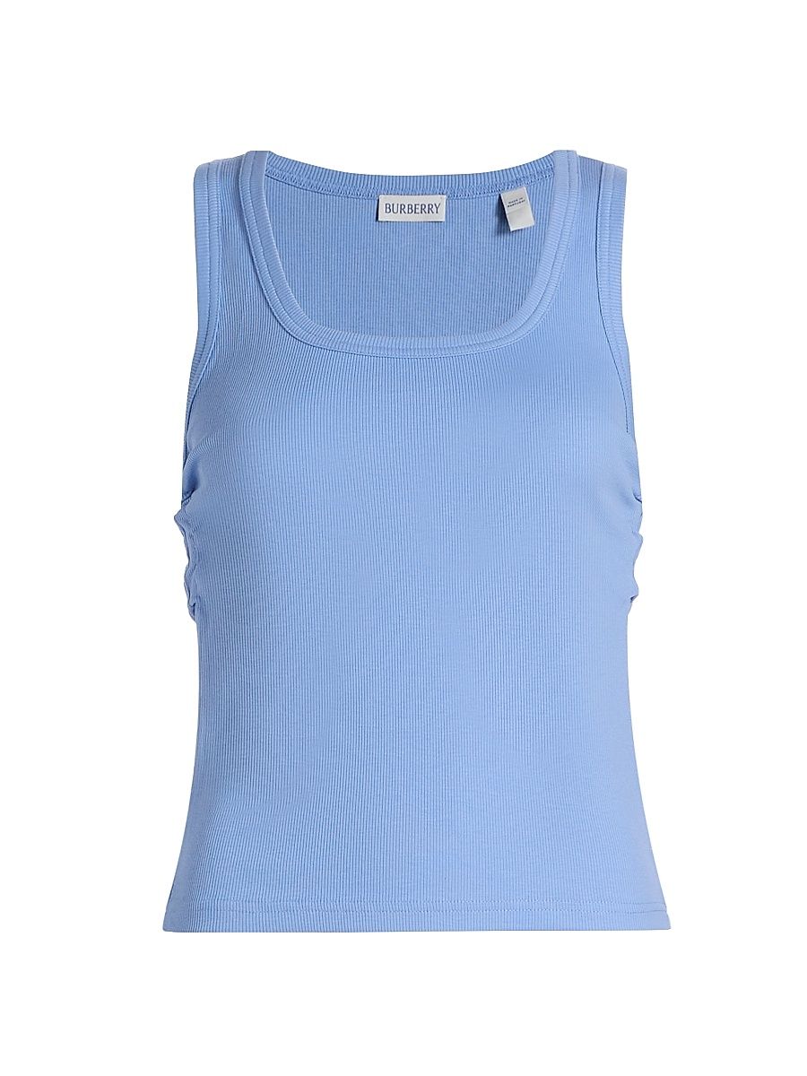 Women's Festival Stretch-Cotton Tank - Cornflower Blue - Size XXS