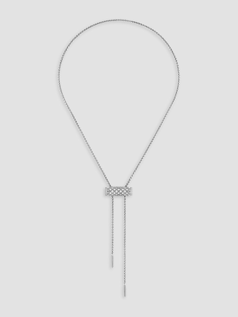Women's Latch 18K White Gold & 0.85 TCW Diamond Necklace - White Gold