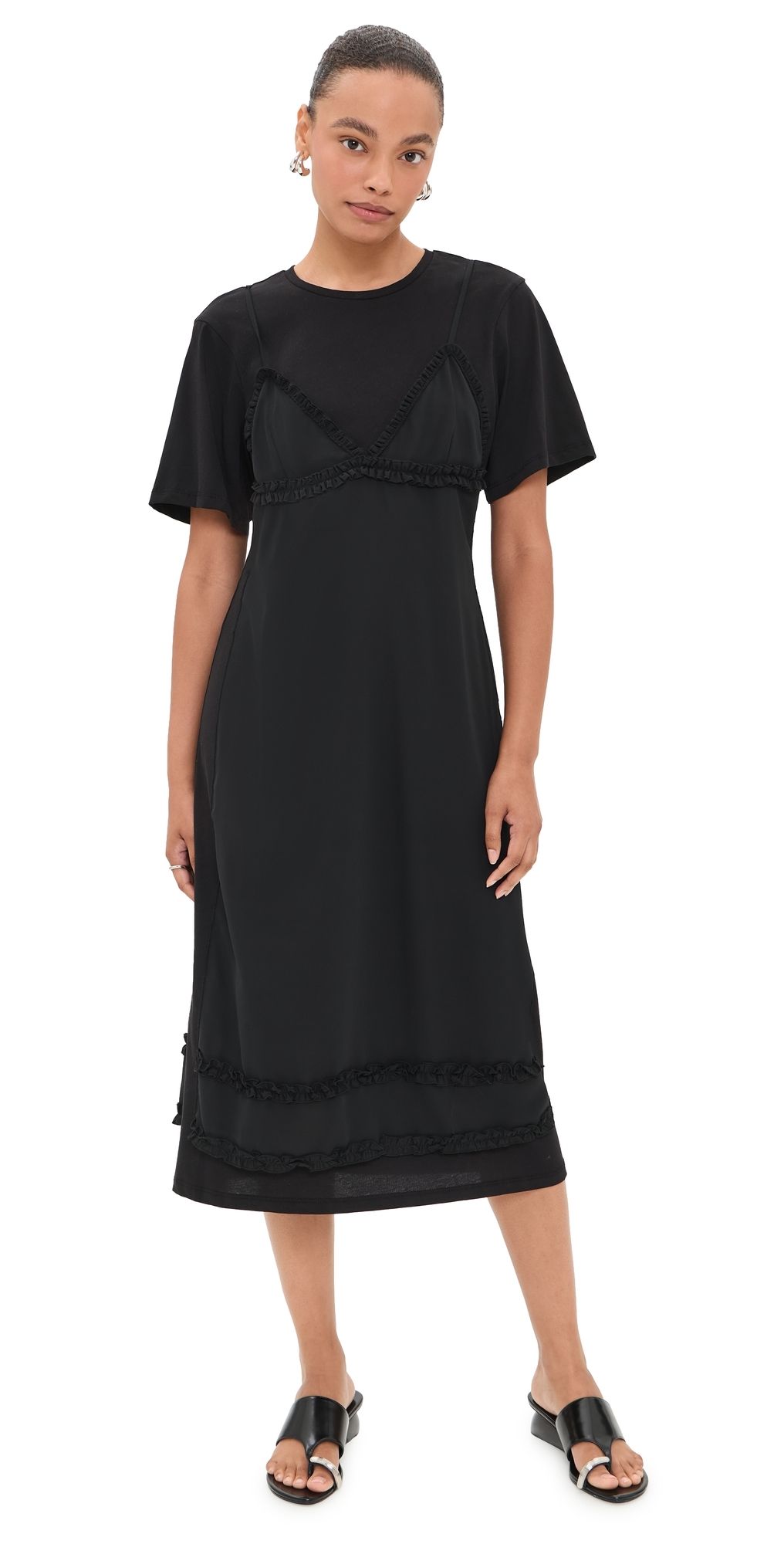 Ulla Johnson Tallis Cotton Dress Noir L