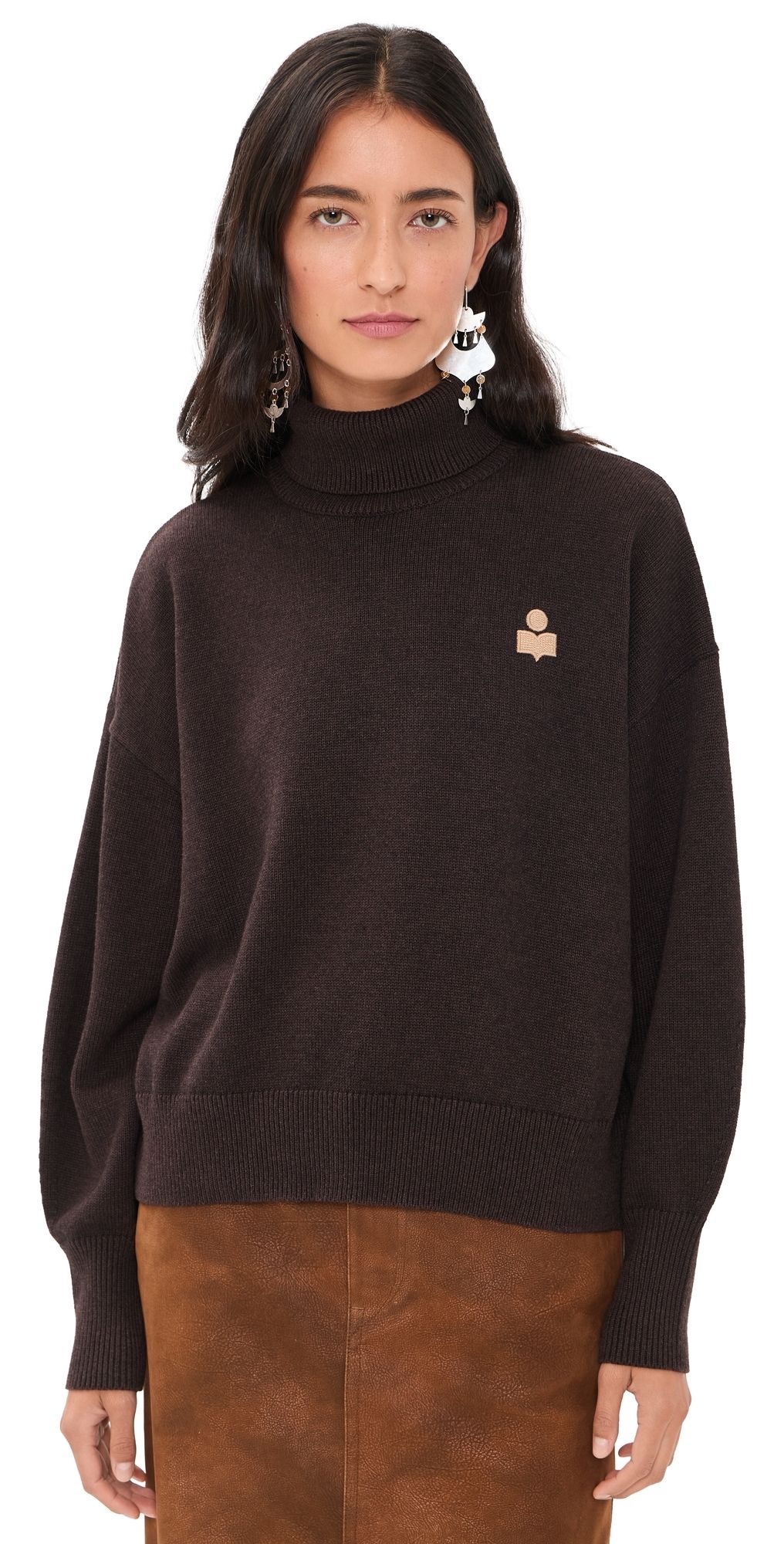 Isabel Marant Étoile Nasha Sweater CHOCOLATE/BUTTER 44