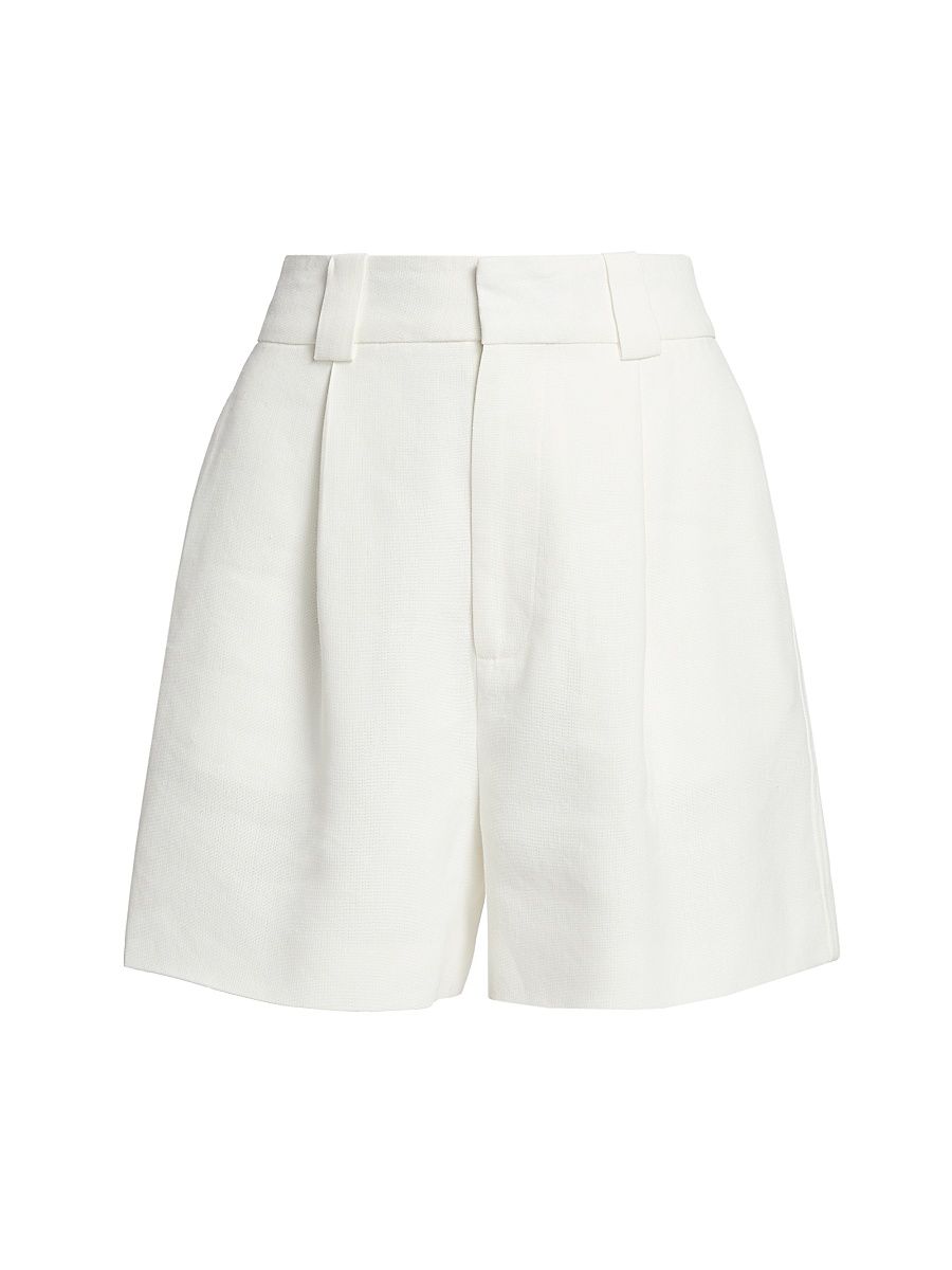 Women's Clemence Tailored Shorts - Ivory - Size 6