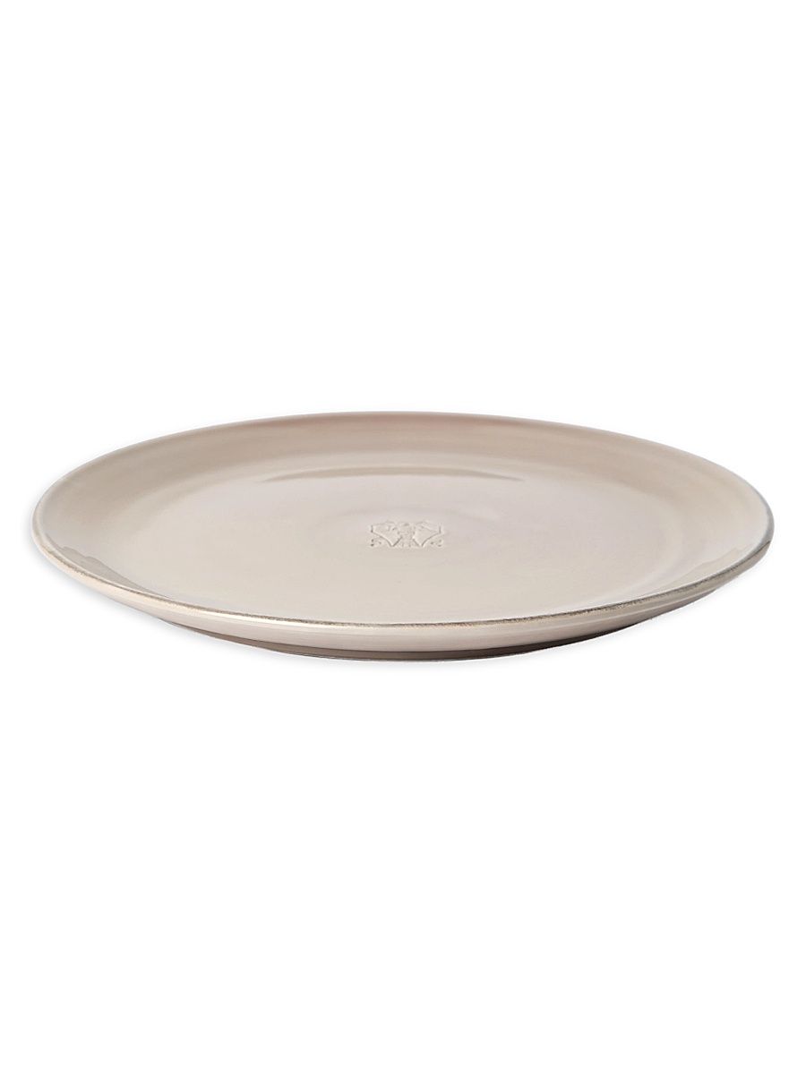 Tradition Ceramic Charger Plate with Logo - Brown