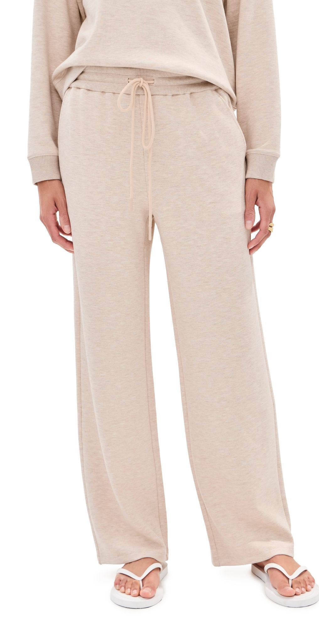 LE BOP Lou Sweatpants Heathered Oat M