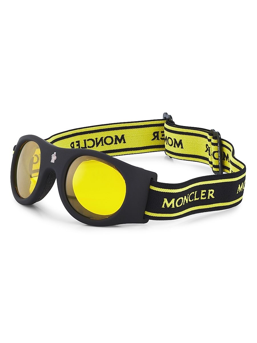 Women's Logo Wrap Goggles - Black Brown