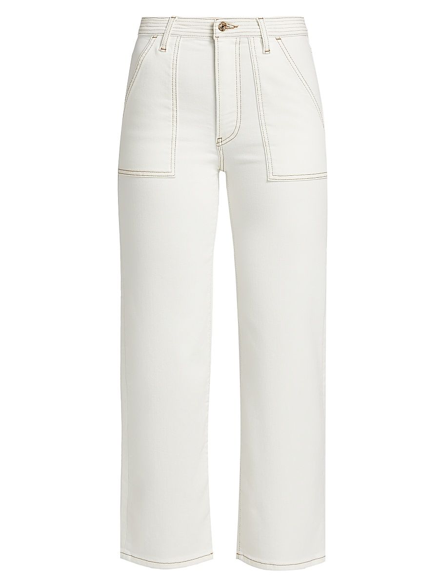Women's The Trapunto Straight-Leg Jeans - Au Natural Clean - Size 29