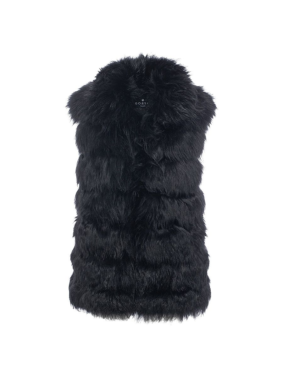 Women's Select Lamb Vest - Black - Size Medium