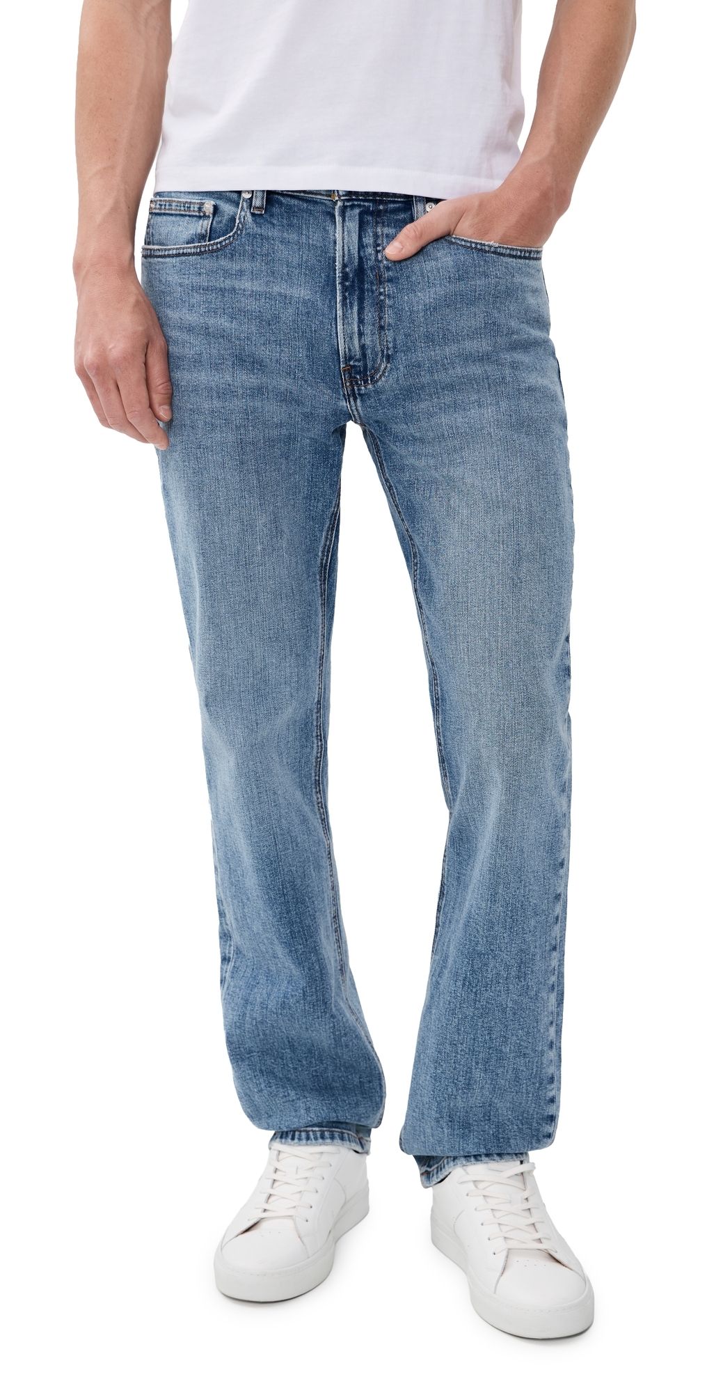 FRAME Modern Straight Jeans Crosswalk 33