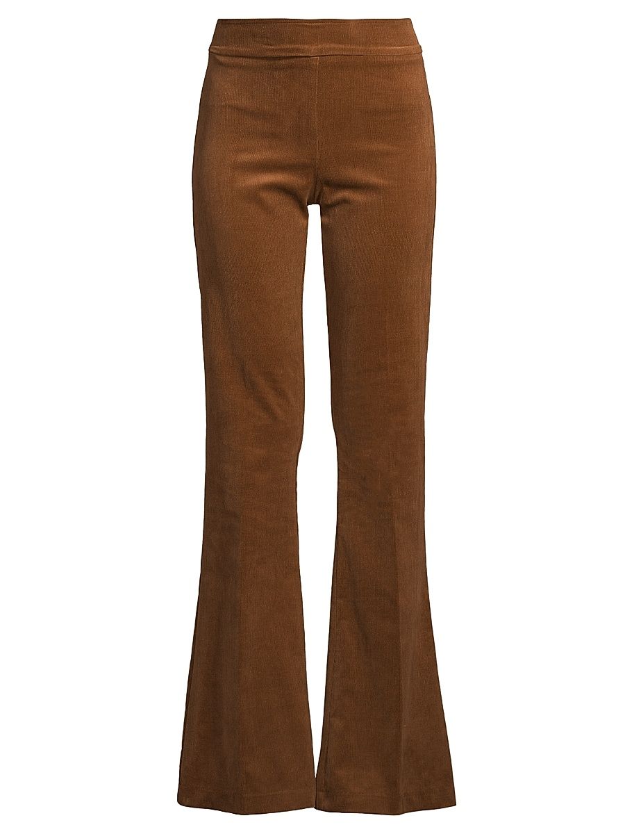 Women's Bellini Corduroy Flare Pants - Cognac - Size 10