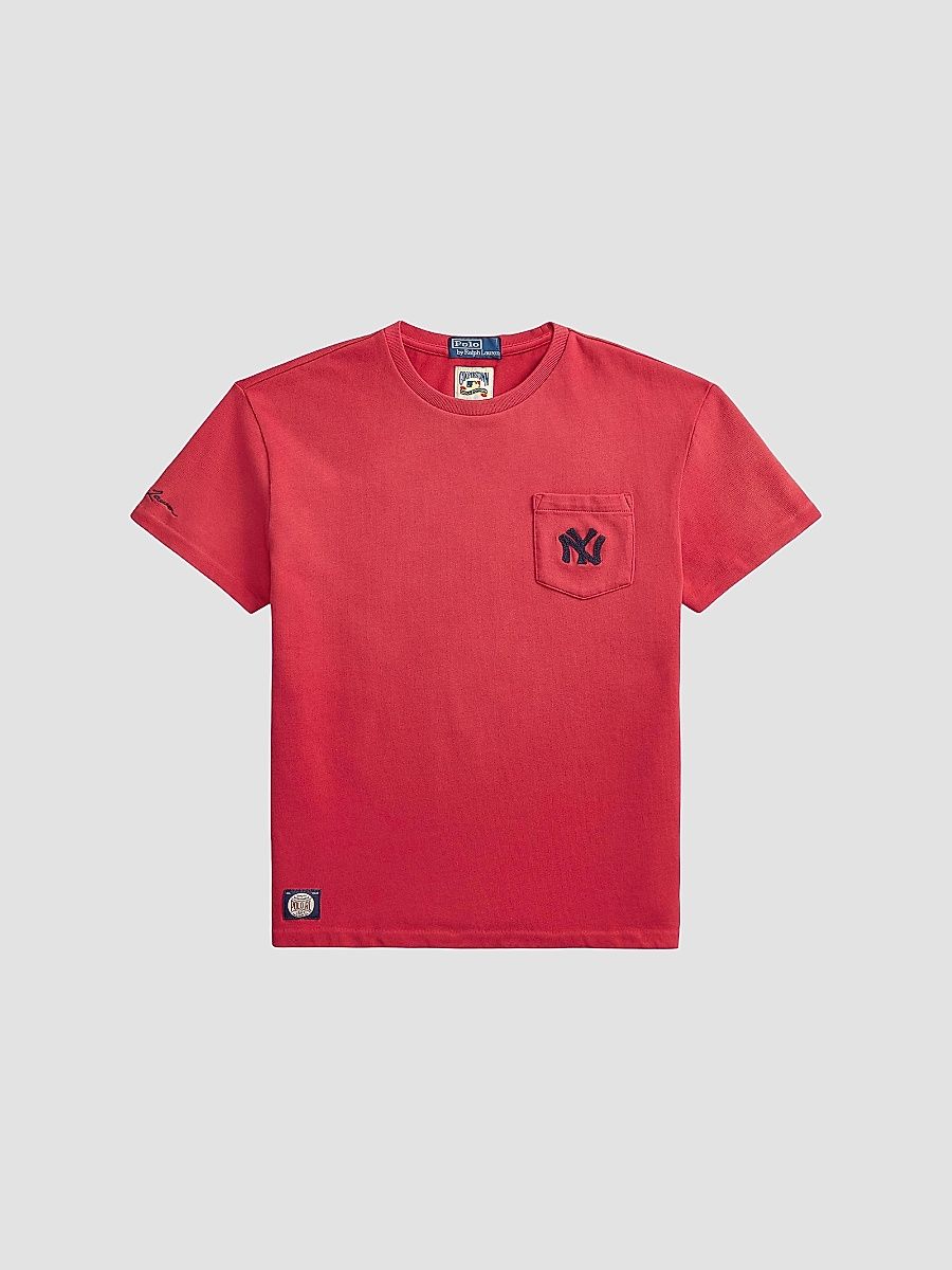 Polo Ralph Lauren Men's Yankees Crewneck T-Shirt - Sunrise Red - Size XXL
