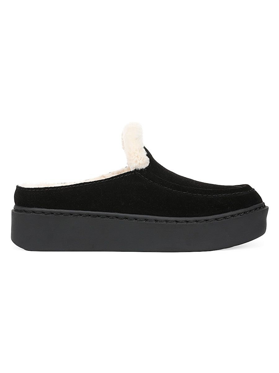 Women's Sunny Shearling Mules - Black - Size 11