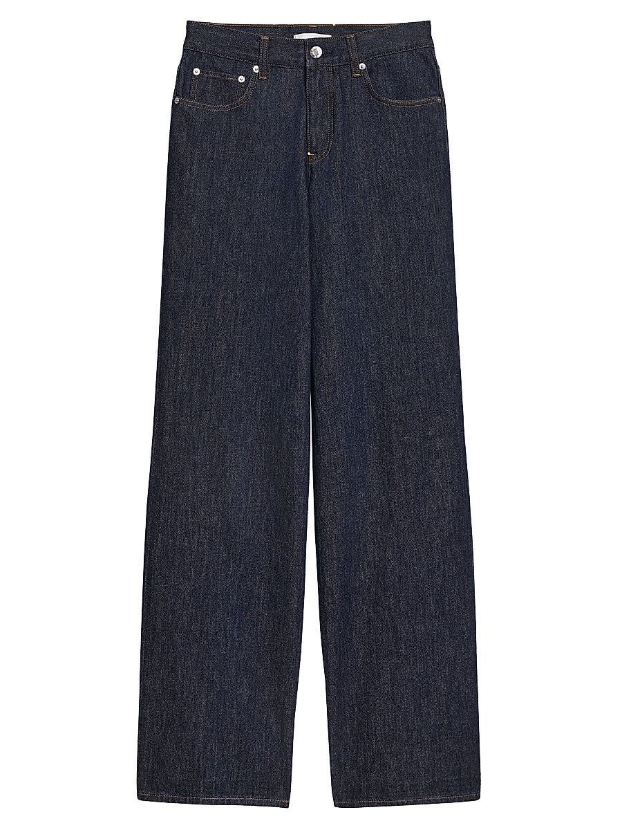 Women's Wardrobe 5-Pocket Style Jeans - Rinsed Indigo - Size 32