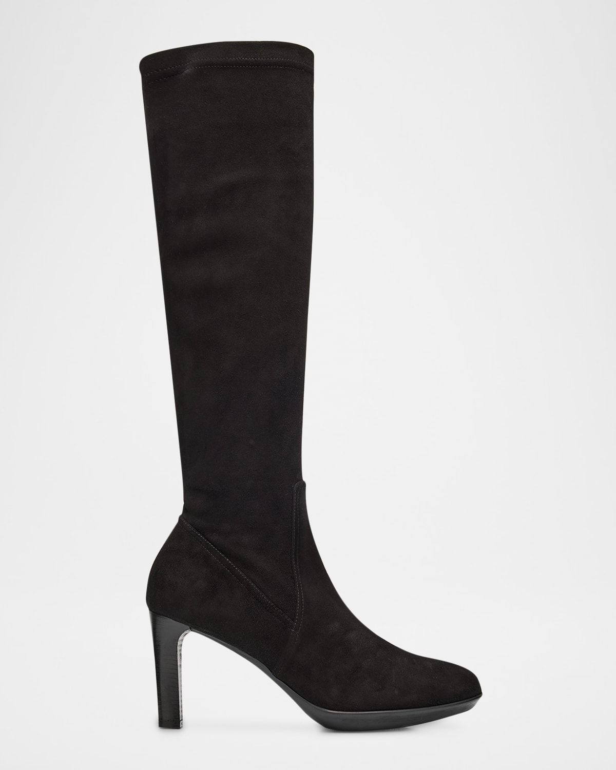 90mm Rhumba Suede Knee-High Boots