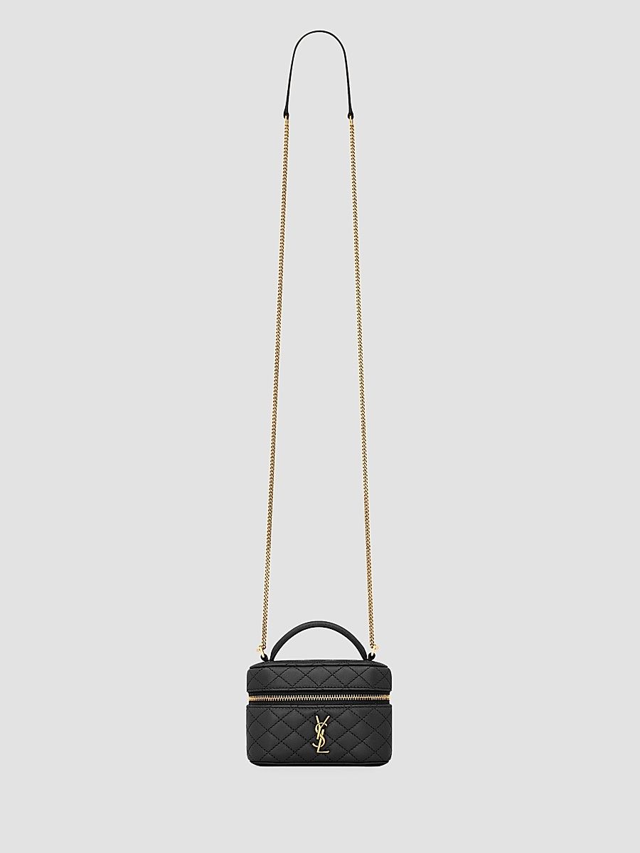 Saint Laurent Women's Gaby Micro Vanity Bag - Black