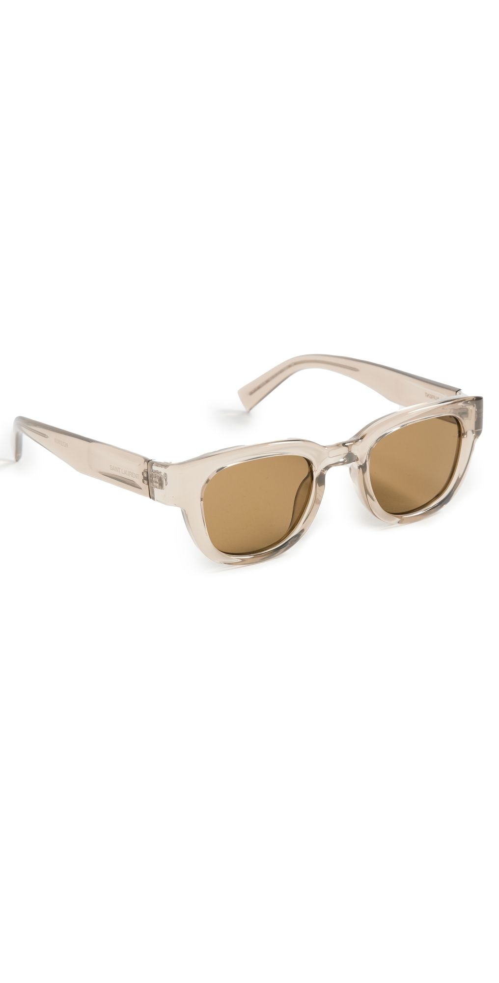 Saint Laurent SL 675 Sunglasses Beige/Beige/Brown One Size