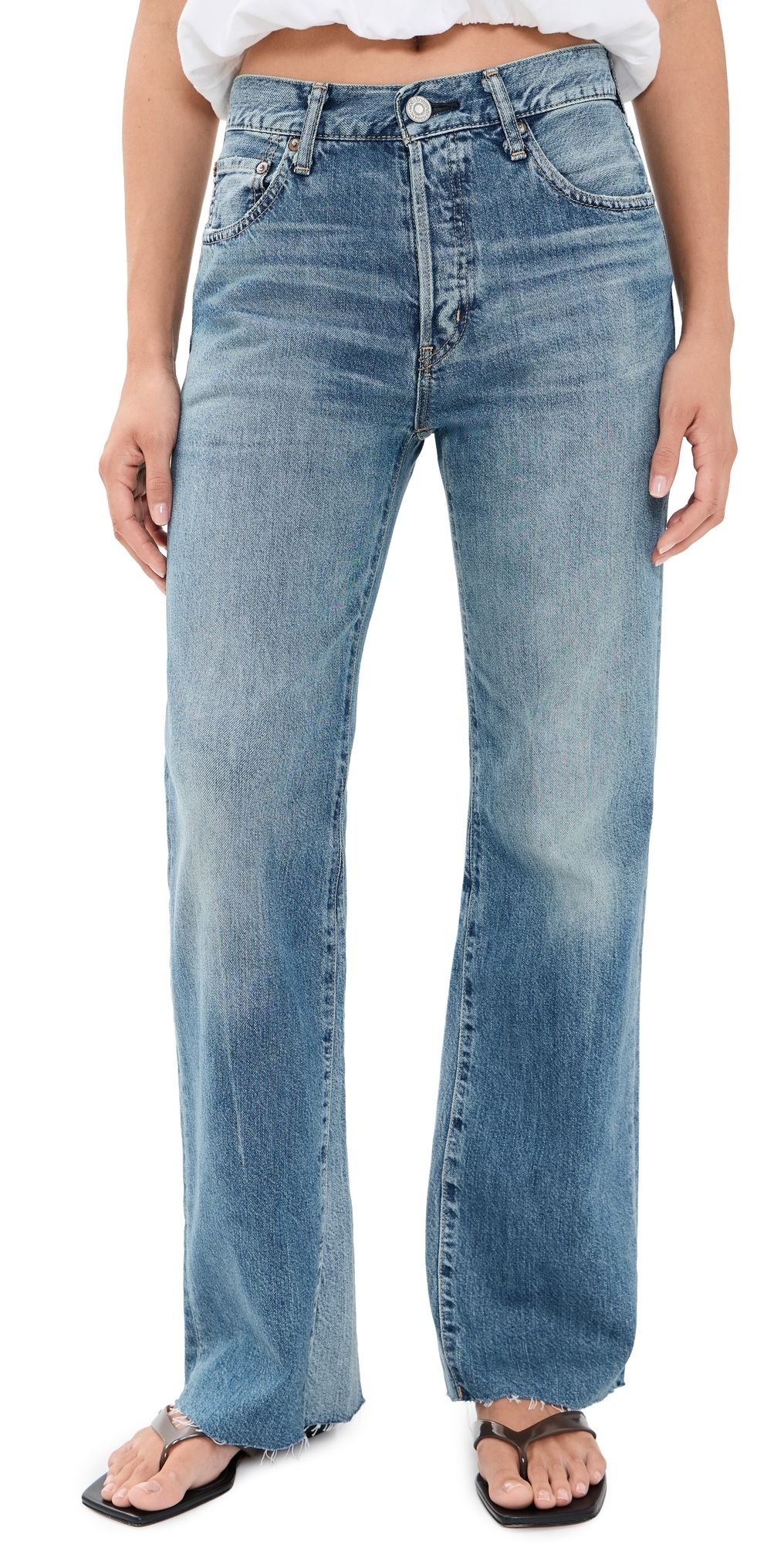 MOUSSY VINTAGE Asheville Remake Flare Jeans Blue 30