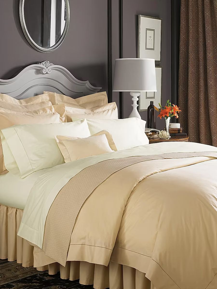 Sferra Celeste Sham & Duvet Cover Collection - Aquamarine - Size King