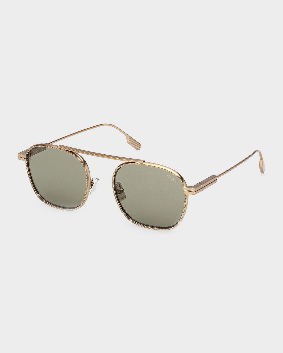 Gold Orizzonte I Metal Navigator Sunglasses