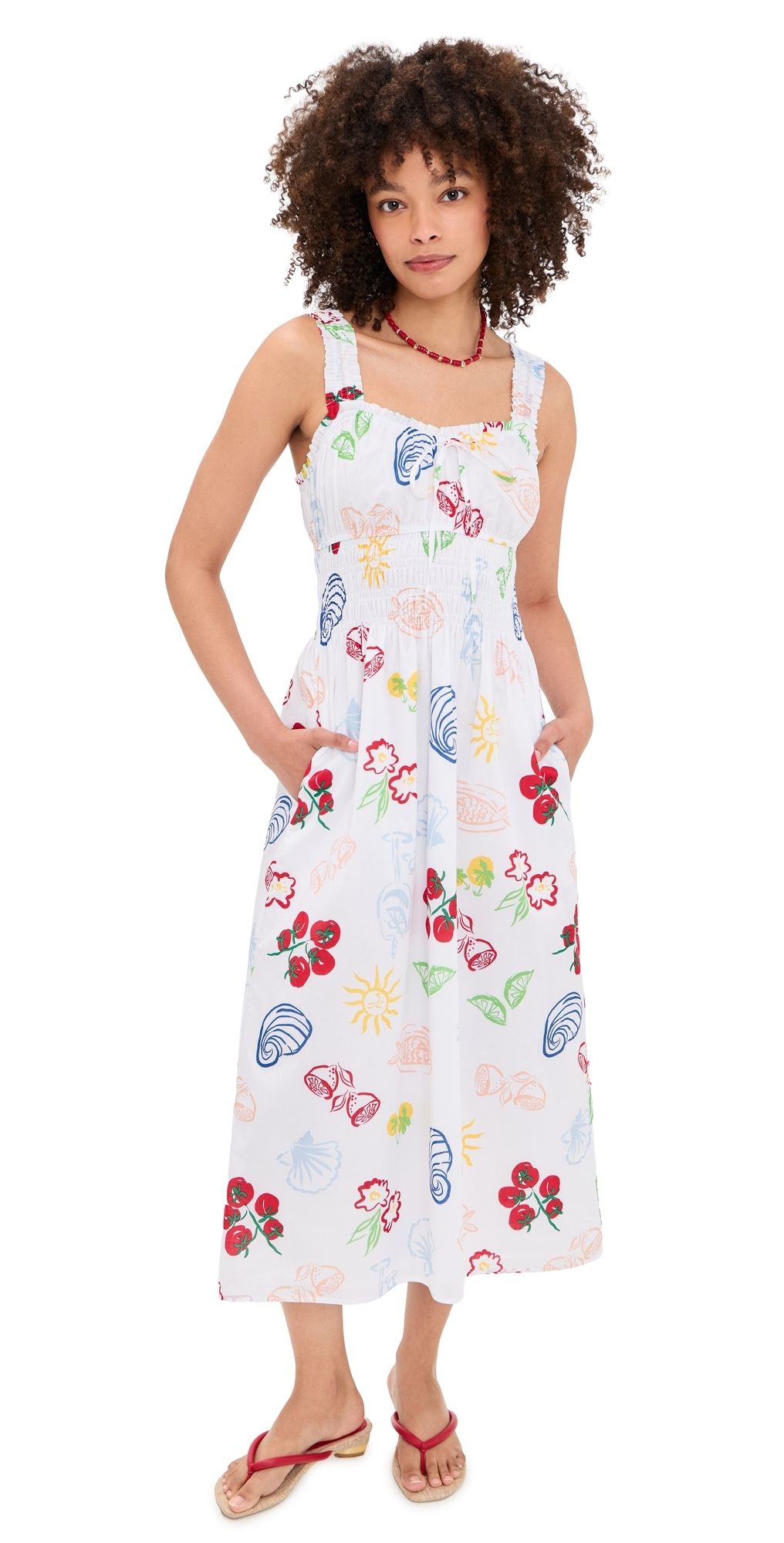 RAILS RAILS x Giadzy Capri Dress White Antipasti XL