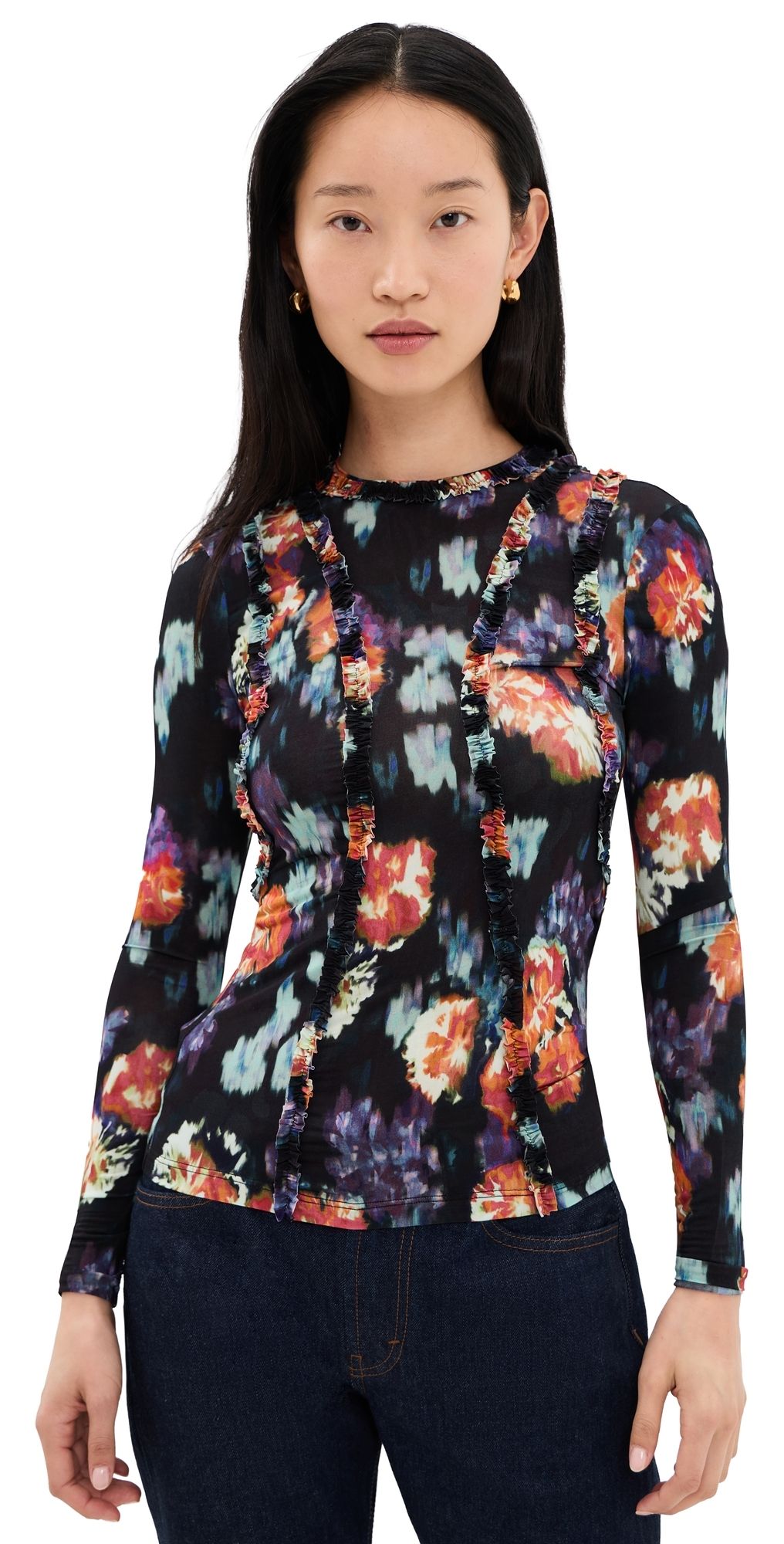 Ulla Johnson Clover Jersey Top Nocturne P